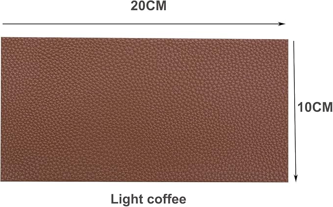 Leather Repair Patch Self-Adhesive Leather Patches Waterproof Tape Patch for Sofa, Car Seats, Leather Jacket Repair (Leather-Self Adhesive, 5 Sheets Assorted Colors)