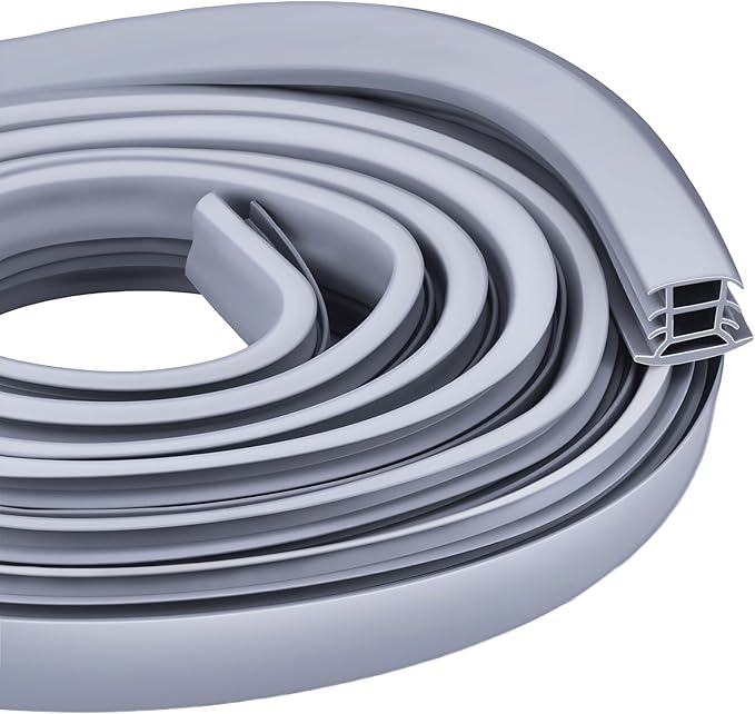 Flexible EPDM Rubber Strip (25 ft Long and 1-1/2 inch Wide, Suitable for 1-1/4“ to 1-1/2”) for Concrete Crack Repair and Replacement - Weather and Aging Resistant Expansion Joint Filler for Driveways