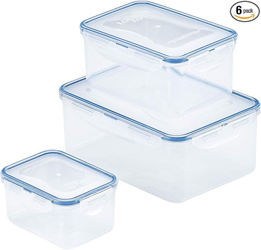 Lock & Lock Assorted Food Storage Container Set (6-Piece)