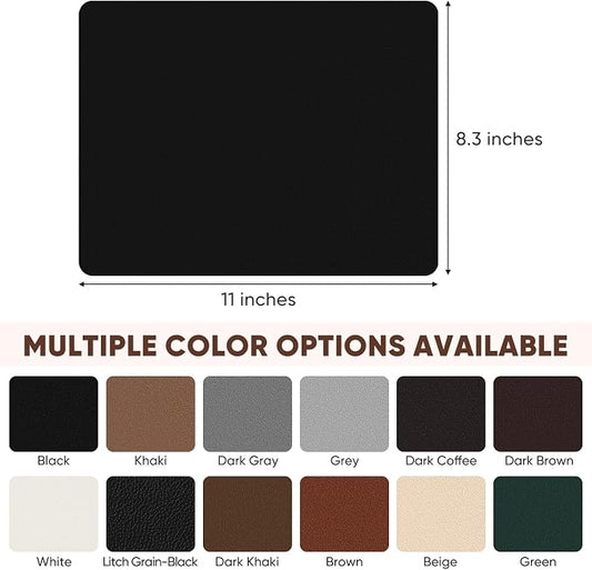 Leather Repair Patch Self Adhesive,8.3″ x 11″ Vinyl Patch Kit,Leather Repair Kit for Furniture,Car Seat,Couch,Office Chair.(Black)