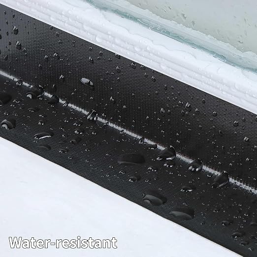 3Pack Duct Tape Heavy Duty Single Sided, Strong Adhesive High Strength, Waterproof Mesh Tape for Indoor Outdoor Repairing Sealing Bonding, Easy Use Hand Tearable, 3.15 Inch x 33 Feet, Black