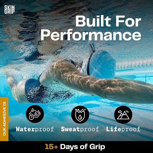 Skin Grip Dexcom G7 Extended Supply (30 Pack)– Waterproof & Sweatproof Cover for Continuous Glucose Monitor Sensor, Stays Secure for 10-15 Days, (Tan)
