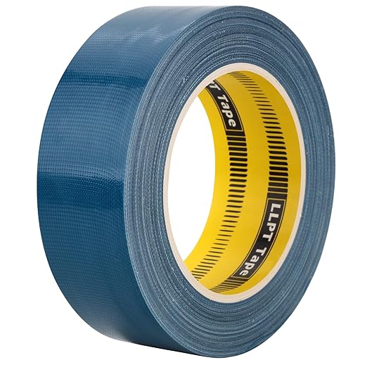 LLPT Duct Tape Premium Grade 1.6 Inches x 108 Feet x 11 Mil Easy Tear Residue Free Strong Adhesive Color Dark Blue (DT412)
