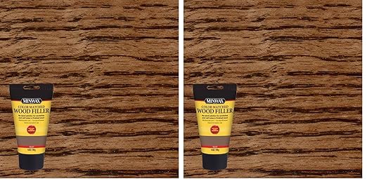 Minwax Color-Matched Wood Filler, Walnut, 6 oz (Pack of 2)