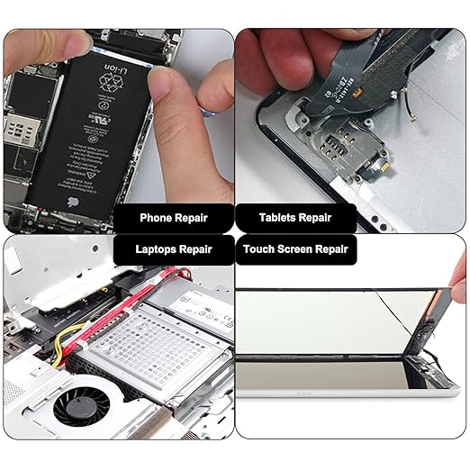 Kaisiking 5mm x 50M LCD Repair Tape for Phone Screen, Adhesive Tape with 1 Tweezers for Cell Phone, iPad, Tablets, Laptops, Camera