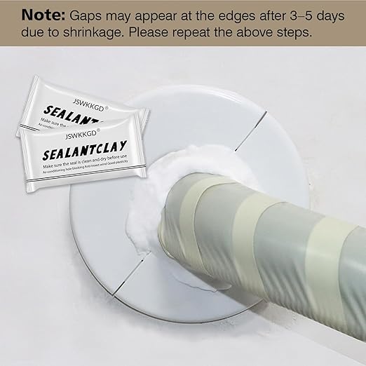 6-Pack 2026 Upgraded Sealant Mastic, Fast Drying Repair Sealant Clay, Quick Mending Putty for Drain Pipe Connection, Wall Holes & Air Conditioning Holes