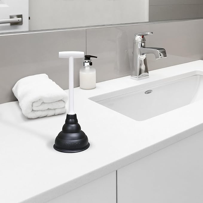 Korky Beehive Mini Sink and Drain Plunger - Works for Bathrooms, Kitchens, Sinks, Baths and Showers - Strong Suction Power for Easy Clog Removal (Pack of 4)
