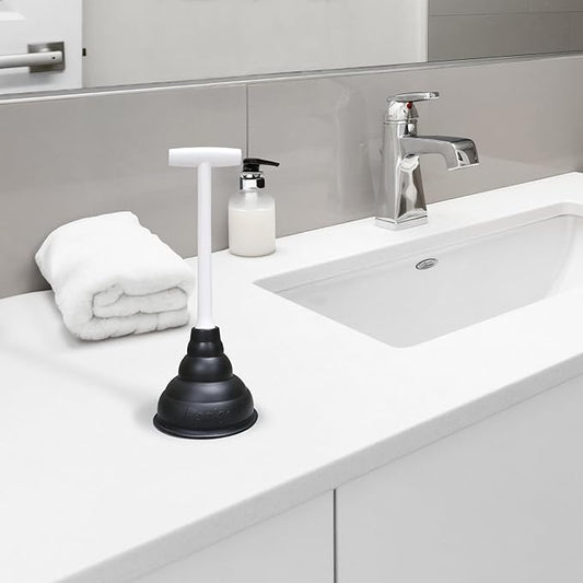 Korky Beehive Mini Sink and Drain Plunger - Works for Bathrooms, Kitchens, Sinks, Baths and Showers - Strong Suction Power for Easy Clog Removal (Pack of 4)