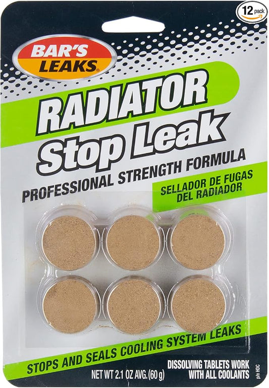 Bar's Leaks HDC-12PK Radiator Stop Leak Tablet - 2.1 oz., (Pack of 12)