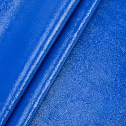 Leather Repair Patch Tape Kit,Self Adhesive Leather Repair Patch,Vinyl Repair Kit for Couches Boat Seats Furniture Cars Sofa Office Chair (Royal Blue,19.69"×54.33")