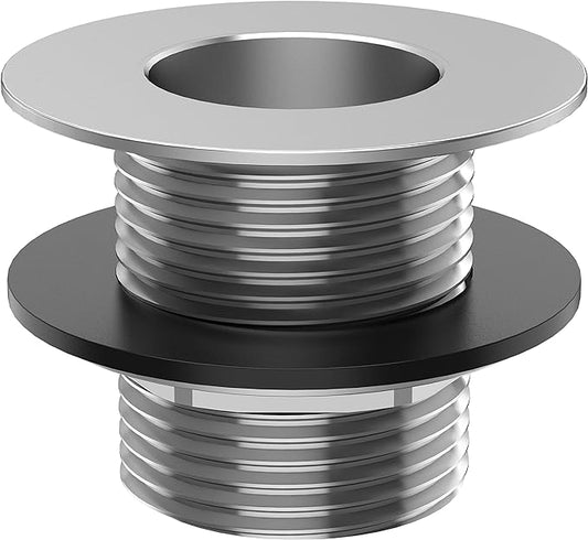 Stainless Steel Bar Sink Drain 1" Nominal Pipe Size (1" NPS Thread) for 1-3/8" Sink Opening