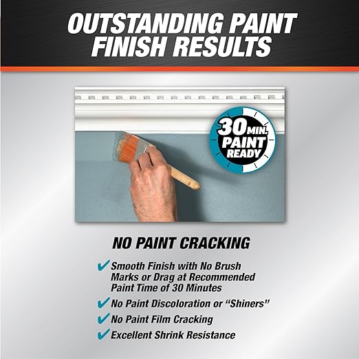 DAP Alex Plus Acrylic Latex Caulk, White, 10.1 Oz (7079818152)