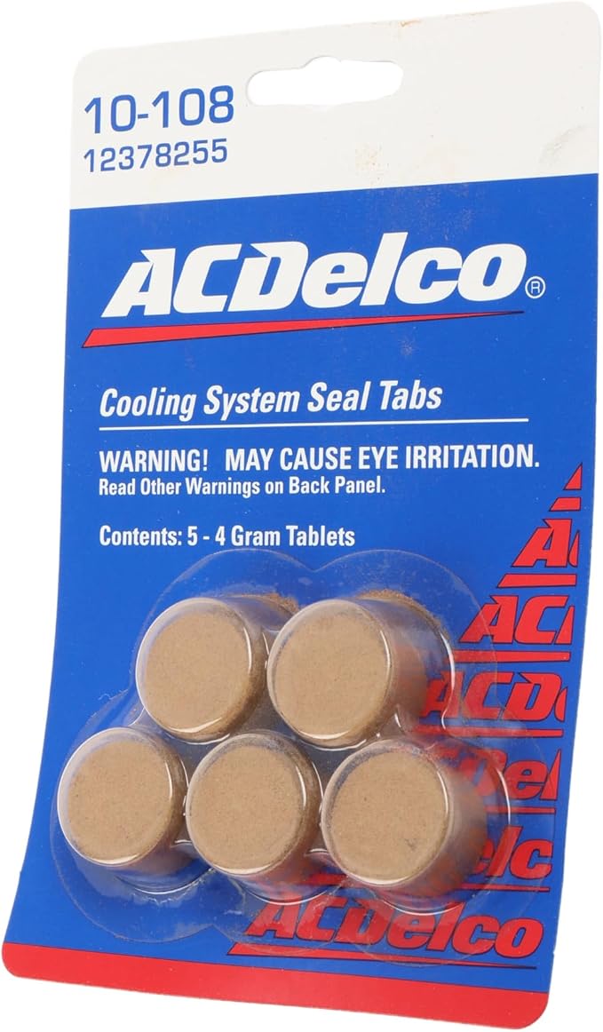 ACDelco GM Original Equipment 10-108 (12378255) Cooling System Sealing Tabs - 4 g (Pack of 5)