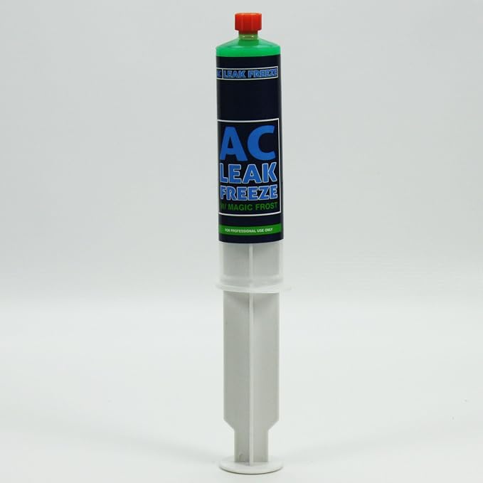 RectorSeal AC Leak Freeze Magic Frost with 1/4" Adapter 45322 Leak Sealant, Non- Polymer Formula & Safe for Refrigeration Systems, Easy Application, HVAC, 0.5 oz.