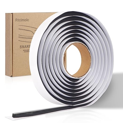 Butyl Tape 4.57m (15FT) - Heavy Duty Snake Glue Butyl Rubber Tape for Vehicle/Camper/Ship Leak Repair, Car Window & Headlight Sealing
