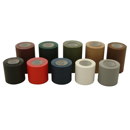 J.V. Converting JVCC Patch & Repair Tape for Leather and Vinyl Surfaces, 3 in. (72mm Actual) x 15 ft. (Burgundy)