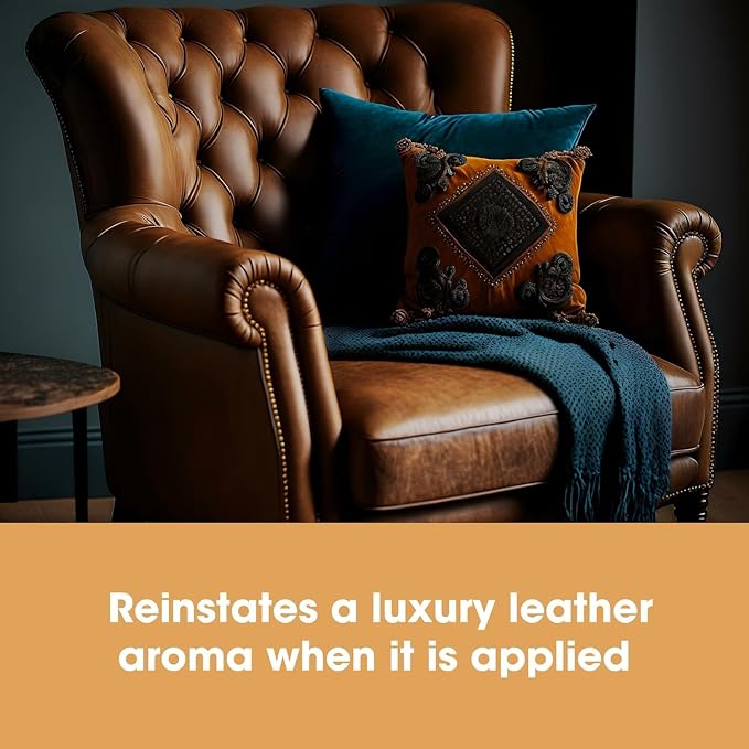 Furniture Clinic Leather Protection Cream | 2-in-1 Leather Conditioner & Waterproofing Protector for Furniture, Shoes, Car Seats & More | Prevent Stains While Nourishing | 8.5oz/ 250ml