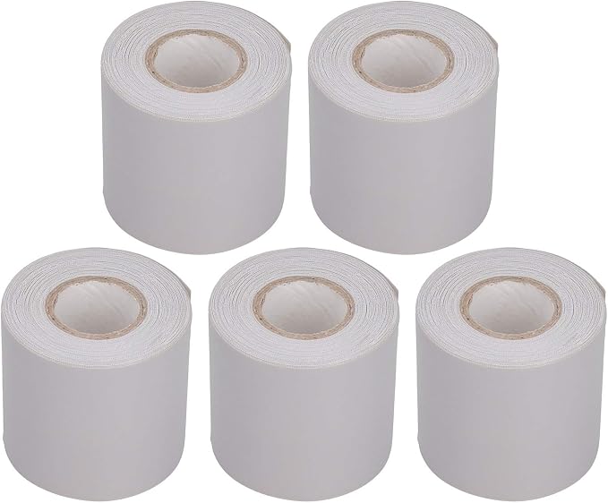 5pcs Air-Conditioner Pipe Tapes Oil-Resistant Tube Pipe Wrapping Tape Protective Tape Leakage Repair 6cm Width (Grey)