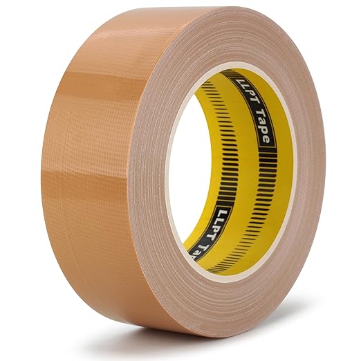 LLPT Duct Tape Premium Grade 1.6 Inches x 108 Feet x 11 Mil Easy Tear Residue Free Strong Adhesive Color Brown (DT406)