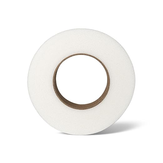 Cottnation Iron On Hem Tape, Fabric Fusing Hemming Tape: 0.8 Inch x 70 Yards Medium Weight Adhesive Web, No Sewing Needed, Ideal for Bonding and Crafting