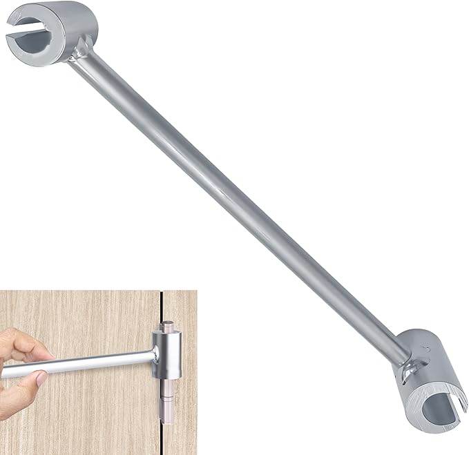 Door Hinge Gap Adjustment Wrench Tool - Universal Door Hinges Bender Adjuster & Spanner for Residential Commercial Doors - Gap & Hinge Hole Adjusting Repair Tool (8mm - 25mm)