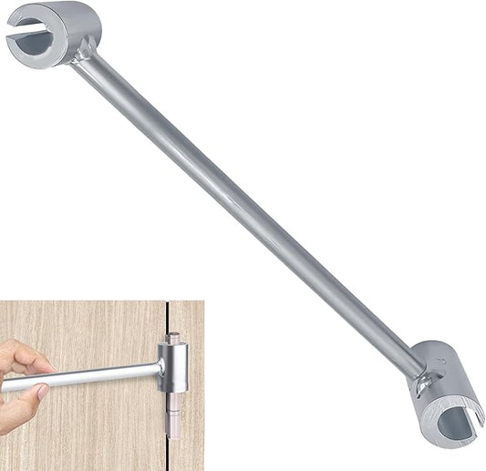 Door Hinge Gap Adjustment Wrench Tool - Universal Door Hinges Bender Adjuster & Spanner for Residential Commercial Doors - Gap & Hinge Hole Adjusting Repair Tool (8mm - 19mm)