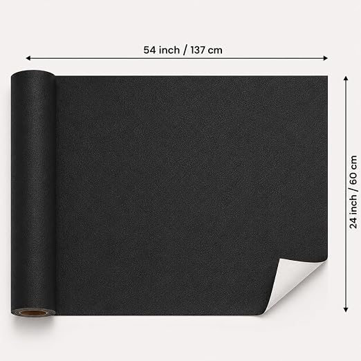 Self Adhesive Leather Repair Patch 24x54 Inch Sofa Car Seat Strong Adhesive | YAWQIRV Strong Self Adhesive Patch, Leather Repair Kit and Vinyl Repair Kit for Sofa, Waterproof, Scratch Fix, Durable, Black