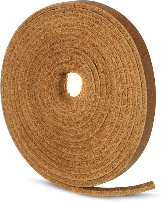 Ringsun 1/8 Inch Wide Flat Leather Strips for Crafts, Leather Shoe Laces Boot Laces Full Grain Leather Straps Cord String for Crafts (2mm Thick 72.5 Inches Long Bourbon Brown)