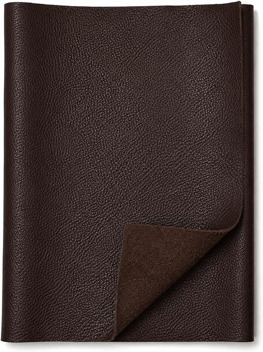 Reed Leather Hides - Cow Skins (12 X 24 Inches 2 Square Foot, Dark Brown) | Arts and Crafts