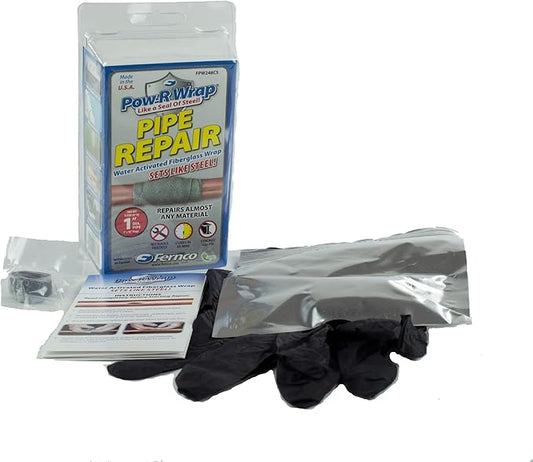 Fernco Fiberglass Repair Kit, 2 x 48 In, Gray, 1 inch (FPW248CS)