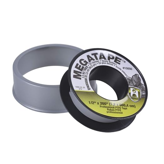 Hercules Megatape Gray 1/2 in. W x 260 in. L Thread Seal Tape
