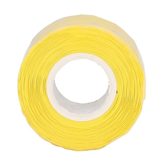 Waterproof Self-Welding Silicone Tape for Sealing Repair of Water Pipe Hoses (Yellow)