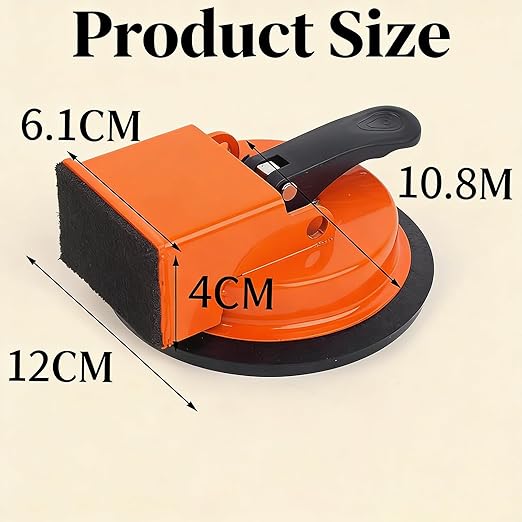 Floor Gap Fixer Tool, Heavy-Duty Laminate Floor Gap Repair Kit, Hardwood Floor Gap Filler, Vinyl Floor Scratch Repair Tool for Home Flooring Restoration (Orange+Silver)