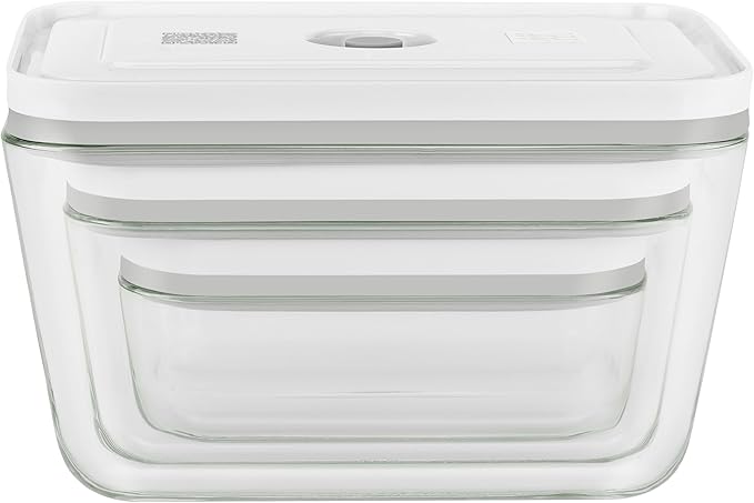 ZWILLING Fresh & Save 3-pc Glass Food Storage Container, Meal Prep Container- Assorted Sizes