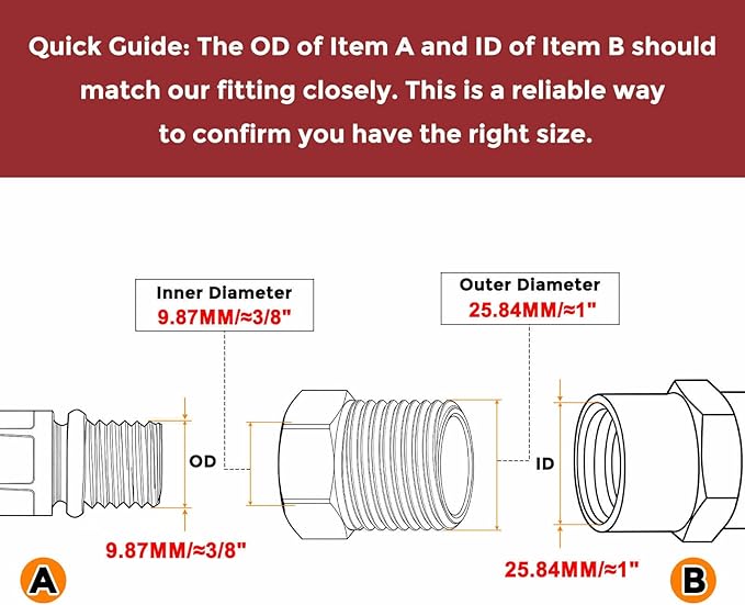 Packs of 2, 3/4" Male NPT NPT1/8" FeMale NPT Solid 304 Stainless Steel Hex Bushing, Hose Fittings Adapter Reducer for Bathroom Remodel, Tool Extensions