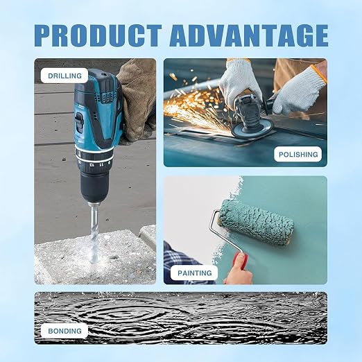 Black Epoxy Putty 14oz High Strength Filler Metal Wood Tile Ceramic | Strong bonding, fast cure, fits metal wood tile ceramic, moldable sculpt fill clay, waterproof putty stops leaks permanently