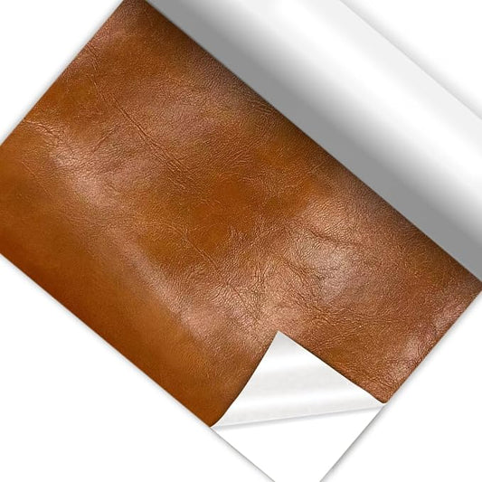 Self Adhesive Faux Leather Repair Patch,1Roll 15x78 Inch Leather Repair Tape for Furniture,Couch Tape for Couches,Bed,Car Seats,Chair,Light Brown