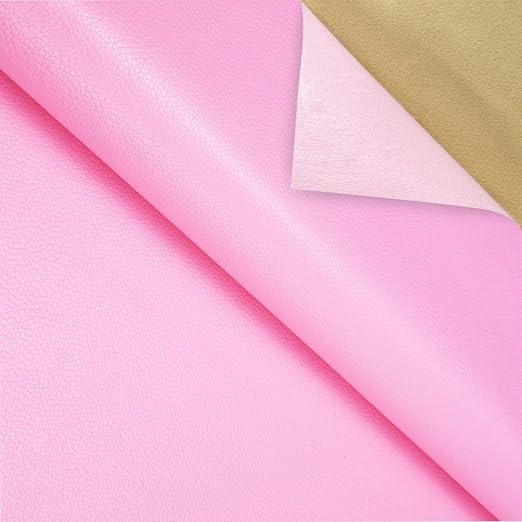 Aglzyoply Large Leather repair patch, Self-adhesive Fabric sofa tape, Redecorating, Subsidy for car seat, furniture, vinyl chair, cabinet, wall. (17.7x78.8 inch, pink)