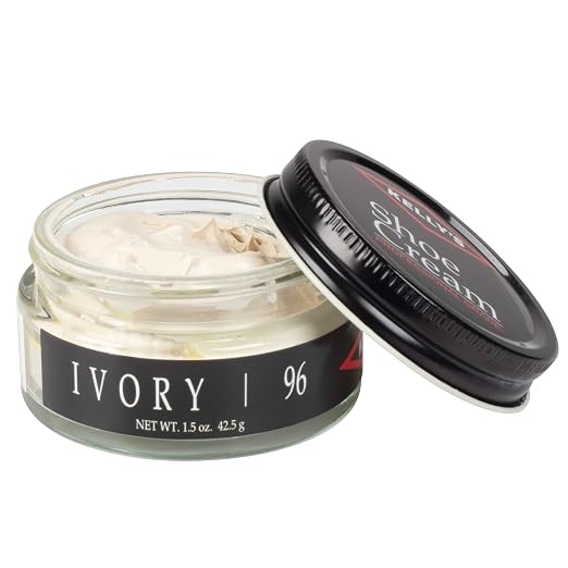 Kelly's Ivory Shoe Polish 1.5 oz - Professional Leather Shoe Cream