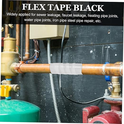 Uonlytech Flex Rubberized Tape Leak Seal Duct Tape for Pipe Repair Heavy Duty Adhesive for Plumbing Suitable for Ceramics