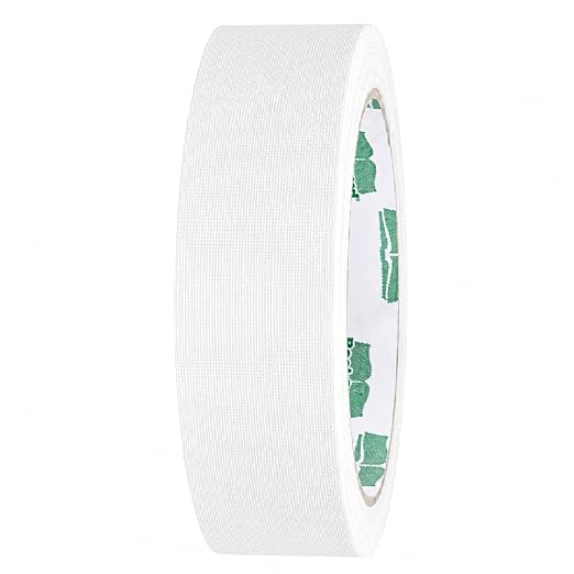 BookGuard 1 Inch White Book Binding Tape, Flexible Cloth Book Repair Tape for Spines, Covers, Textbooks, Hymnals, Bibles and Library Books, 15 Yard Roll