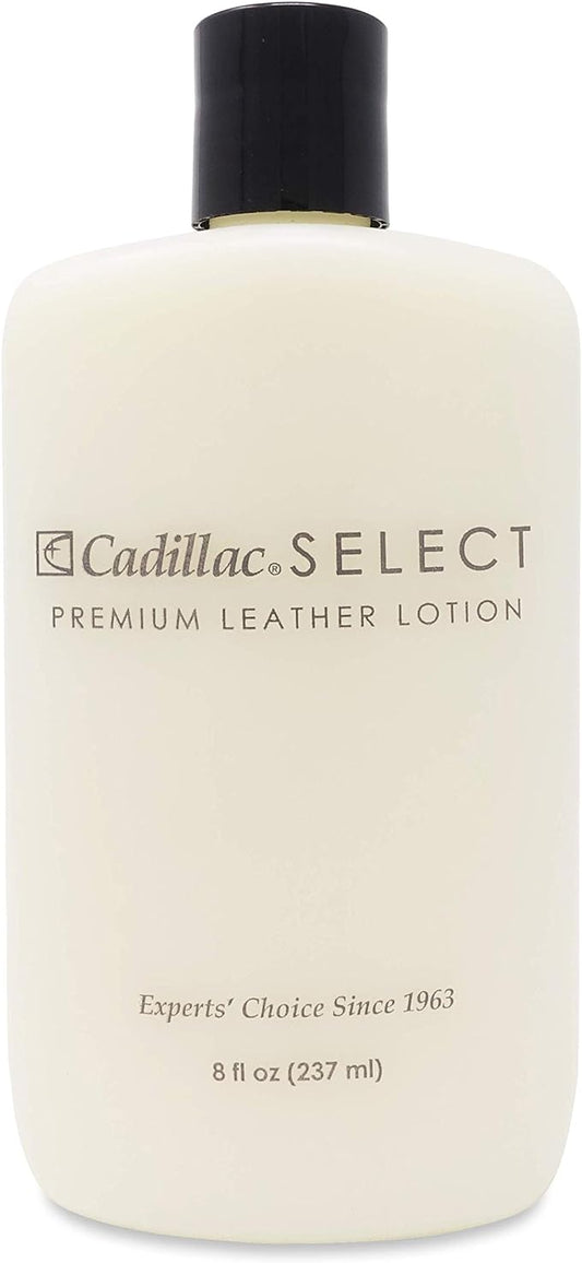 Cadillac Select Leather Lotion Cleaner and Conditioner- For Handbags, Sofas, Jackets, Furniture, Purses, and More