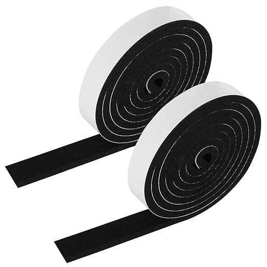 High Density Foam Tape - 3/4'' x 1/4'' x 13Ft Weatherproof Adhesive Prevent Condensation Heat Resistant Flame Retardant Weather Stripping Easy to Cut & Install & Remove for Car Doors Pipes Windows