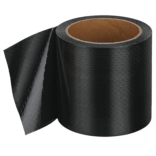 Frienda 4 Inch x 33 Feet RV Underbelly Tape RV Underbelly Material Corrugated Waterproof Flex Belly Tape Thick Adhesive Patch Sealing Mobile Home Camper Travel Trailer Tear Repair