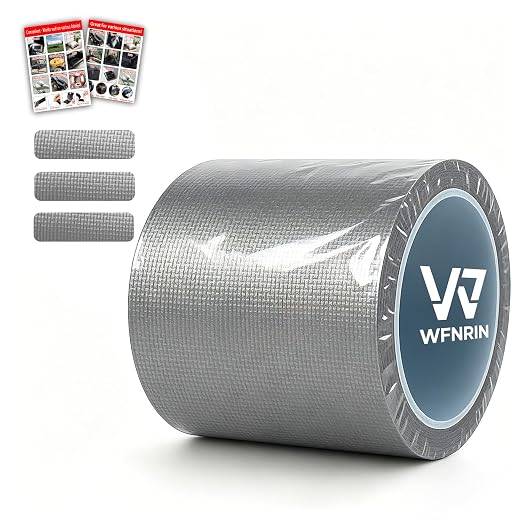 Leather Repair Tape for Sofa & Car Seats, 8 Colors, Waterproof Self-Adhesive Repair Patch, Leather-Like Texture, Indoor & Outdoor Use (Gray - 4" W x 32.8'L)