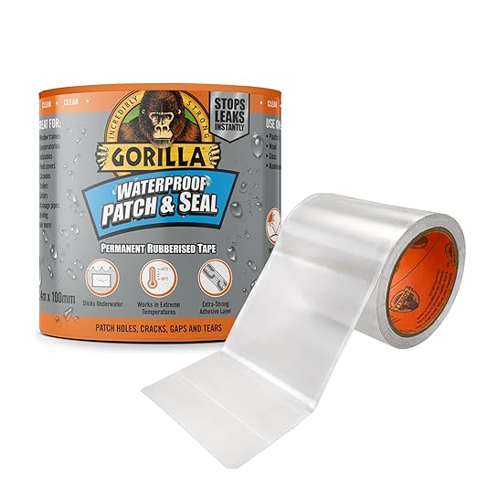 Gorilla Waterproof Patch & Seal Tape Clear 2.4m