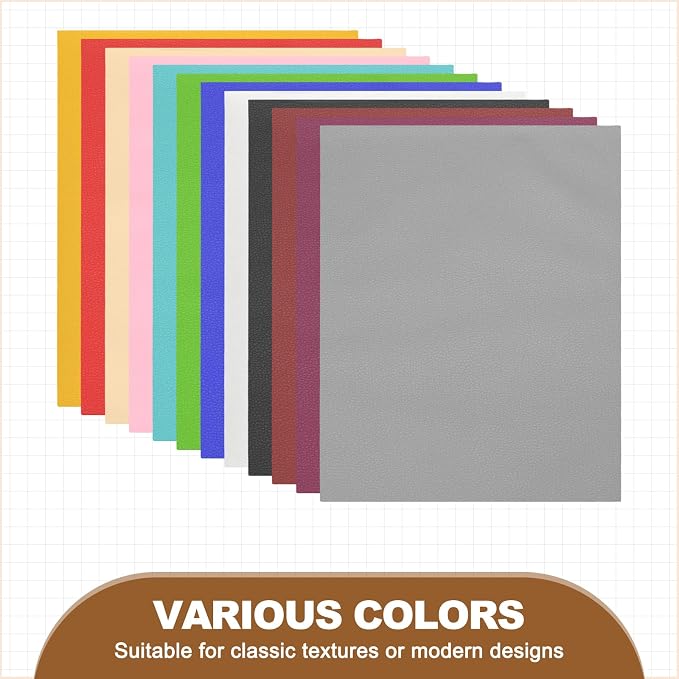 MECCANIXITY 3 Pcs Leather Repair Patch 10"x12" Self-Adhesive Leather Vinyl Repair Tape Kit for Furniture Couches Sofa Chair Car Boat Seats Jackets, Light Brown