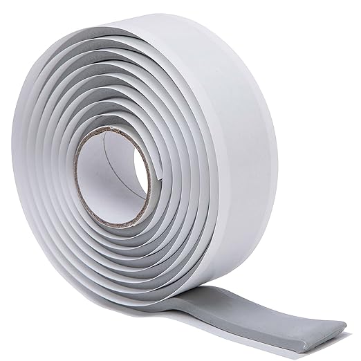79 x 1 Inches Moldable Silicone Putty, 5mm Thick Waterproof Butyl Seal Putty Tape, Gray Insulating Duct Seal Puttys Tape for Pipe Gap Wall Repair