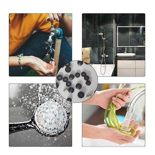 58 PCS Faucet Washers Assortment Kit, Flat & Beveled Rubber Faucet Washers, Brass Bibb Screws, Multi-Size Faucet Stem Washers, Outdoor Faucet Repair Kit