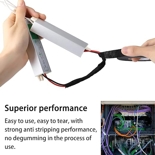 Outus Wire Harness Cloth Electrical Tape Wire Loom Harness Automotive Heat Proof Cloth Tape for Automotive Electrical Wrap Protection Insulation Cable Fixed(2 Roll,1-1/4 Inch X 49.2 ft)